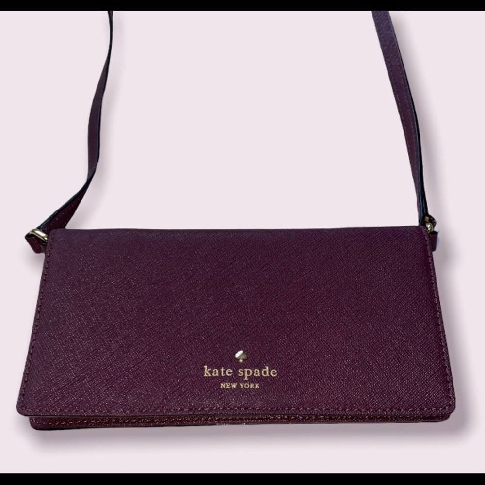 NEW Kate Spade Crossbody Wallet Phone Card Slot Holder Purse - Picture 2 of 5